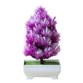thumbnail image 2 of SPRING PARK 1Pc Artificial Bonsai Simulation Potted Lifelike Plants Topiary Pine Tree Home Decor, 2 of 7