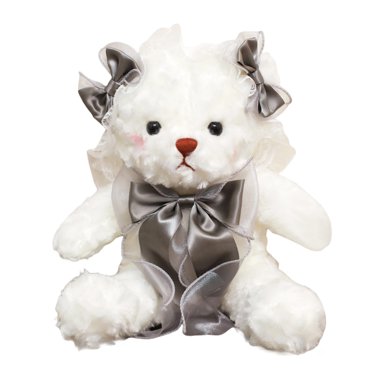 Little Bow Pets Stuffed Animals Large Soft Fluffy Plush Green And Pink Kitty Cat Rainbow Bow Pet With Purple Sparkle Surprise Bow 2 Surprise Toys Inside Bow Walmart Com