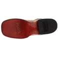 thumbnail image 7 of Ferrini Quill Ostrich Square Toe   Womens  Western Cowboy Boots   Mid Calf Low Heel 1-2" - Brown, 7 of 7
