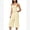 Butter Yellow, variant on IDOPIP Workout Sets for Women Two Piece Halter Tank Top Sports Bra Matching Wide Leg Capri Flared Gauchos Pants Gym Cropped Leggings Athletic Running Work Yoga Pilates Outfits