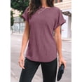 thumbnail image 5 of Camisa AUTOMET, suéter de verano, manga corta, túnica, para mujer, 5 of 5