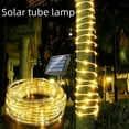 thumbnail image 1 of Tube Solaire LED Extérieur Étanche Guirlande Lumineuse Colorée USB Tube en Cuir Lampe Décorative, 1 of 5