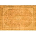 thumbnail image 1 of Ahgly Company Indoor Rectangle Abstract Orange Modern Area Rugs, 5' x 8', 1 of 4