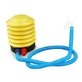 thumbnail image 4 of EXHUMKY 1Pcs Portable Mini Inflatable Toy Balloon Pump Inflator Single Pipe Durable Plastic Yellow Blue, 4 of 5