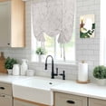 thumbnail image 5 of Grey Branches Balloon Curtains for Living Room/French Door, Vintage Art Farmhouse Tie Up Curtains 63 Inch Length Energy Saving Kitchen Curtains Shades for Windows 42"x63", 5 of 8