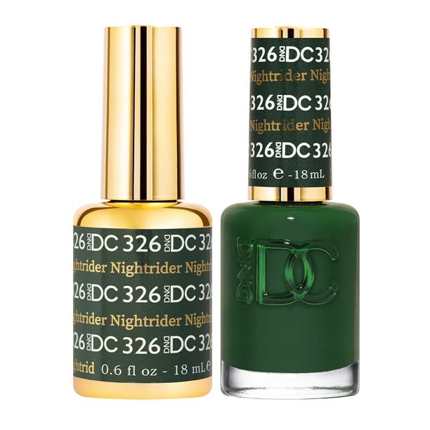 Set de esmaltes de uñas DND DC Green Collection 15 ml Nightrider
