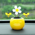 thumbnail image 3 of Juguetes de girasol con flores danzantes solares de flor de manzana, juguete de baile con balanceo para automóvil, decoración del alféizar de la ventana del automóvil, juguetes de columpio d, 3 of 5