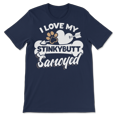 thumbnail image 3 of Funny Samoyed Shirt - I Love My Stinkybutt Dog!, 3 of 9