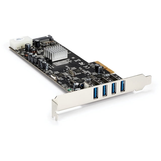 Tarjeta PCIe StarTech.com 4 puertos USB 3.0 con 4 puertos dedicados de 5 Gbps
