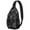 Gothic Black Stars, variant on Gothic Butterfly Moon Crossbody Sling Bag for Women Men Shoulder Backpack Chest Bag Lightweight Hiking Sling Pack