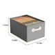thumbnail image 3 of Organizador de ropa | Caja de almacenamiento plegable y organizador de cajones para armario | Contenedores de tela apilables para ropa interior, calcetines | Organizador de armario gris para, 3 of 8