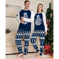 thumbnail image 2 of New 2023 Family Christmas Pajamas Set Letter Pattern Mom Dad Kids Matching Outfits 2 Pieces Suit Sleepwear Baby Romper Xmas Look, 2 of 3