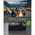 thumbnail image 4 of Reproductor de CD Leapwell L-CD202 portátil Bluetooth con altavoz negro, 4 of 7