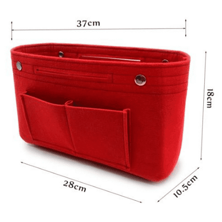 5Color Portable Felt Fabric Purse Handbag Organizer Bag Multi Pocket Insert | Walmart Canada