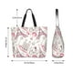 thumbnail image 5 of Easygdp Romantic Travel In Paris Bolsas Tote para Mujer, Bolsos de Hombro para Viaje, Bolsos de Mano de Gran Capacidad para Compras y Trabajo, 5 of 8