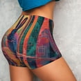 thumbnail image 4 of Fotbe Neon Rabbit In Archway Shorts Sin Costuras – Shorts Deportivos de Cintura Alta para Mujer, Elásticos para Gimnasio, Yoga, Running o Ciclismo-Large, 4 of 8
