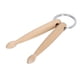 thumbnail image 1 of Cadena de Llave de Madera, Mano de Obra Fina Llavero de Madera de Madera de 2 piezas de 2 piezas para el HOGAR, 1 of 7