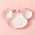 thumbnail image 2 of KEINXS Baby Bowls Plates Spoons Silicone Suction Food Tableware BPA Free Non-Slip Baby Dishes Crab Food Feeding Bowl for Kids, 2 of 5