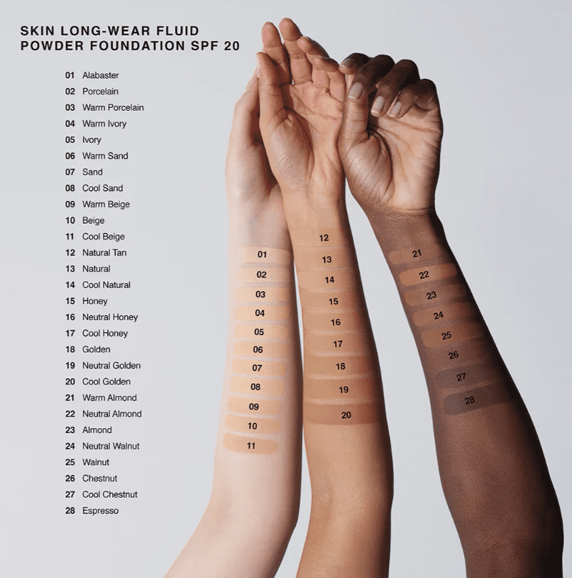 Bobbi Brown Skin Long-Wear Fluid Powder Foundation SPF 20 (1.4fl. oz/40ml) - C-004 Alabaster