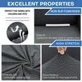 thumbnail image 2 of YSTYLE Sofa Cover Non-slip Couch Cover Stretch Slipcover Machine Washable Furniture Protector for Dogs Cats Pets,Dark Gray, 2 of 7
