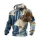 thumbnail image 1 of Tops de Hombro Frío para Hombres, Sudadera con Capucha Impresa Étnica, 1 of 2