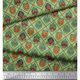 thumbnail image 2 of Soimoi Polyester Crepe Fabric Geometric & Art African Printed Craft Fabric by The Yard 52 Inch Wide, 2 of 3