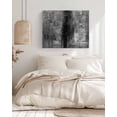 thumbnail image 3 of Gray Wall Art for Living Room,Canvas Picture Wall Decor for Bathroom Bedroom,Retro Oil Painting Modern Abstract Art Aesthetics Painting Artwork for Office Kitchen Hallway Dining Room Decor 20"x24", 3 of 8
