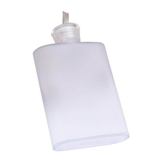 Plastic Hip Liquor Whiskey Alcohol Flask Cap Pocket Paper Bottle Water Bottle White