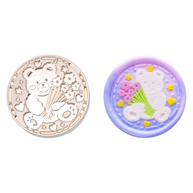 Bsvklp Cabezal Sello La Serie Animal Cabezal Cobre en Relieve 3D para Tarjeta Boda (TQ04)