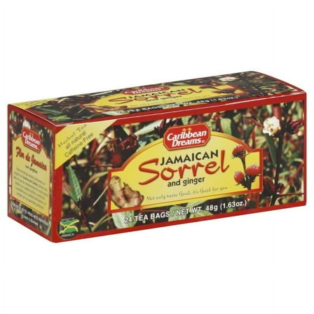 Jamaican Teas Caribbean Dreams Herbal Tea, 24 ea