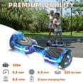 thumbnail image 3 of SIMATE Hoverboard for Kids Ages 6+,8.5mph & 8.5 Miles,300W, Self Balancing Scooter ,Bluetooth Speakers and LED Light, 3 of 7