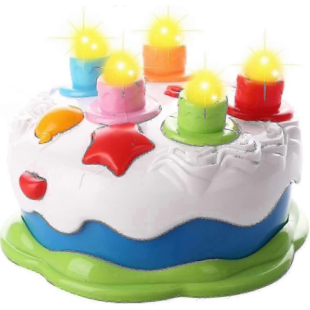 Juguete de pastel de cumpleaños shaofei para bebé musical 18 meses o más