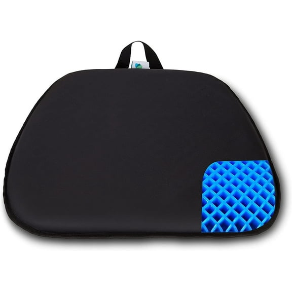 FOMI Water Resistant All Gel Orthopedic Seat Cushion 15 x 17 Incontinence and Spill Protection Comfortable Pad for Car, Truck, Office Chair, Wheelchair, Home Pressure Sore Relief Portable