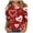 Red, variant on hcuribad Valentine's Shirts for Women Womens Shirts t Shirts for Women Women's Round Neck Valentine's Day Love Print Three Quarter Sleeve t Shirt Black L