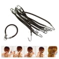 thumbnail image 5 of Pack of 10 Elastic Hairstyle Hooks Hair Ties Ponytail Holders Colorful Hair Scrunchies Comfortable Hair Accessories, 5 of 5