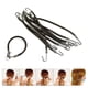 thumbnail image 5 of Pack of 10 Elastic Hairstyle Hooks Hair Ties Ponytail Holders Colorful Hair Scrunchies Comfortable Hair Accessories, 5 of 5