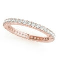 thumbnail image 2 of 18K Diamond Eternity Wedding Band In Solid White,Yellow & Rose Gold, 2 of 2
