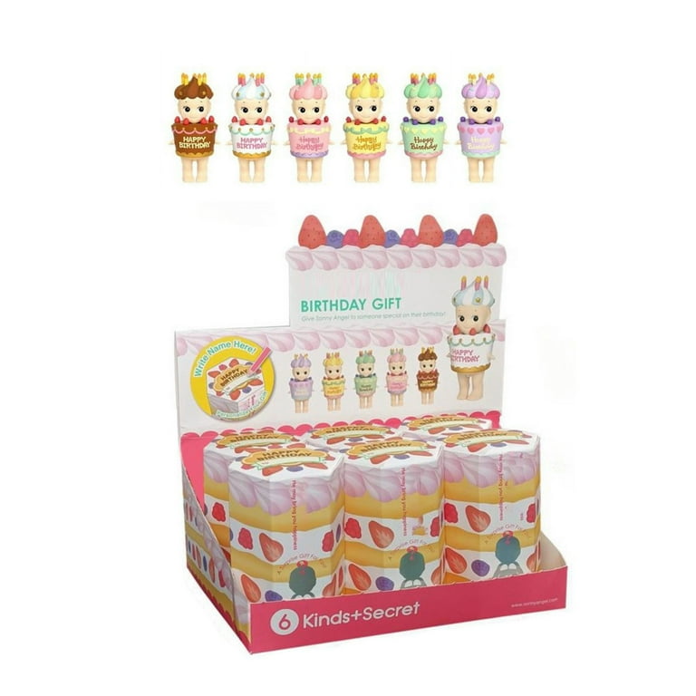6PCS Sonny Angel Hippers Birthday Gift Series Surprise