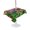 ForestGreen, variant on Outdoor Table Cloth with Umbrella Hole and Zipper, Colorful Spring Floral Waterproof Round Tablecloth 54 Inch, Summer Botanical Oil Painting Washable Table Cover for Outside Party Patio Picnic