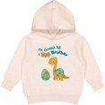 thumbnail image 2 of Inktastic I'm Gonna Be a Big Brother Dino Toddler Hoodie, 2 of 4
