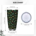 thumbnail image 4 of Salouo St. Patrick's Day8 Print 20oz Tumbler with Lid,Stainless Steel Vacuum Insulated Tumbler Durable Insulated Coffee Mug Thermal Cup with Splash Proof Sliding Lid-Straw Three-piece Set, 4 of 8