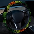 thumbnail image 2 of Tropical Plants 14.5 Inch Printing PVC Leather Car Wheel Cover Steering Wheel Cover Auto Accessories, 2 of 6