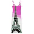 thumbnail image 6 of Eiffel tower Paris Sleeveless Dress Summer women's clothing summer dress party dresses women, 6 of 6