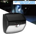 thumbnail image 4 of Lámpara de aplique con sensor de luz de pared LED con energía solar de 5W para iluminación de pasillo de jardín de carretera, 4 of 8