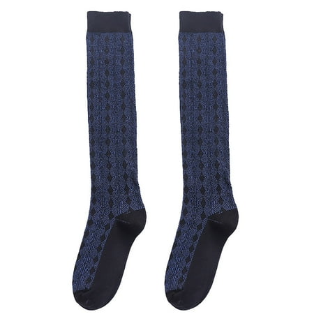 

Yubnlvae Socks Women Fashion Plaid Ladies Cotton Middle Tube Socks Stockings Calf socks