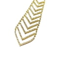 thumbnail image 4 of Unique Layers Rhinestones Tie Necklace Uniform Suit Tie Uniform Tie Encrusted Rhinestones Long Necklace, 4 of 6