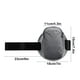 thumbnail image 3 of Brazalete deportivo reflectante para correr (1 unidad), 18 x 18 x 3 cm, impermeable, resistente al sudor, de poliéster, con soporte para teléfono para correr de noche (gris)., 3 of 7