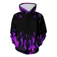 thumbnail image 2 of Hoodies for Men Y2k Tie-Dye Pullover Hoodies Drawstring Long Sleeve Casual Sweatshirt Jacket with Pockets M, 2 of 9