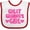 White and Red, variant on Inktastic Great Grandpa's Girl Granddaughter Gift Girls Baby Bib