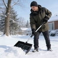thumbnail image 4 of Extendable Aluminum Snow Shovel Lightweight Snow Removal Tool with Adjustable Handle, Large Scoop for Clearing Driveways and Walkways, Outdoor Winter Snow Shovel for Home and Car, 4 of 4